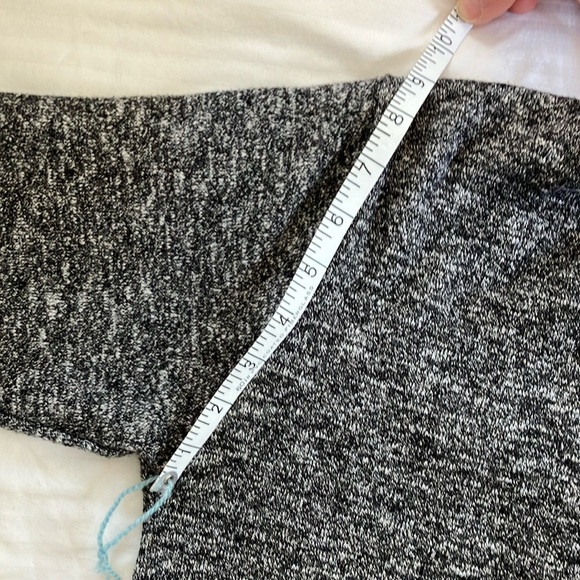 Bobi women’s medium size heather/ charcoal Gray sweatshirt 3/4 sleeve  Sweater - Picture 16 of 16